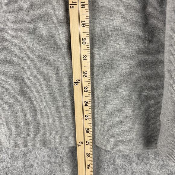 Polo Ralph Lauren Sweater Pullover Men XL Gray Cotton Knit Quarter Zip Preppy - Picture 6 of 13